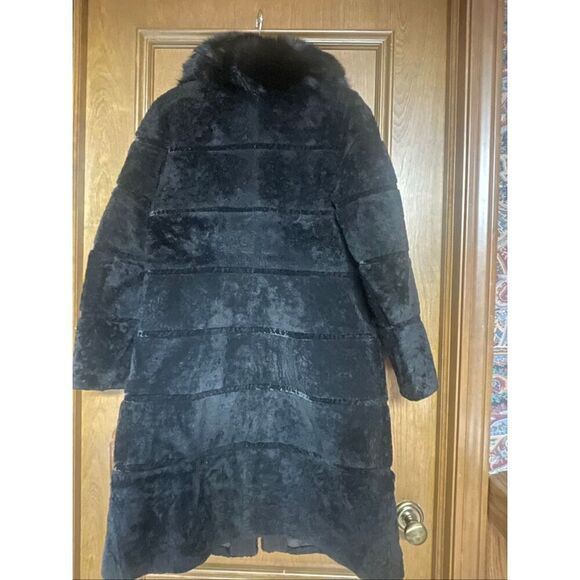 Marvellous coat with real fur collar size s/xs - Picture 3 of 4